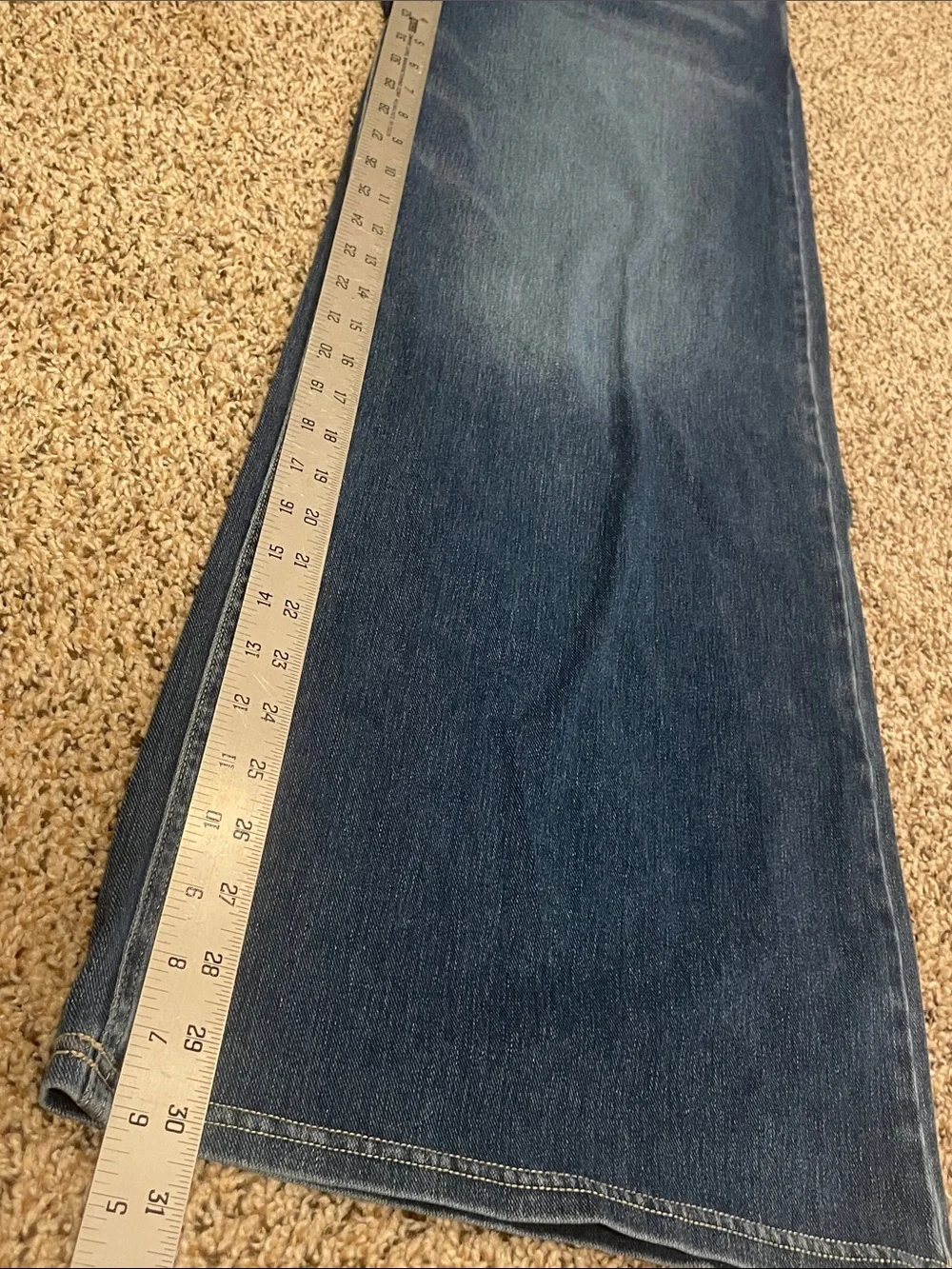 Wide Leg Women’s Jeans in Dark Blue J20 - Picture 8 of 10